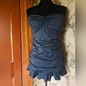 Strapless Black Swimsuit (Nwot)